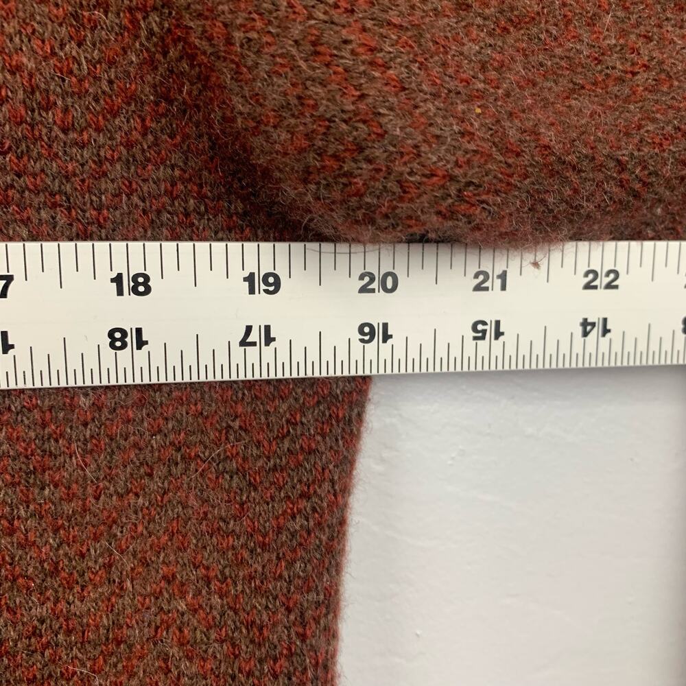 Pendleton Sweater Cardigan Men Medium Brown Shetl… - image 8